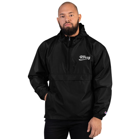 Embroidered Champion packable jacket Embroidered Champion packable jacket
