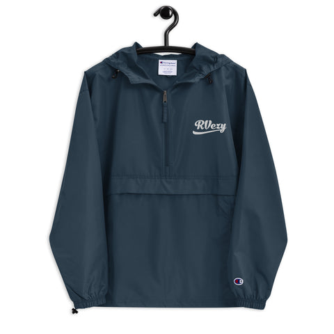 Embroidered Champion packable jacket Embroidered Champion packable jacket