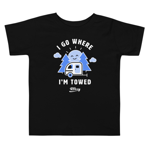 I Go Where I'm Towed tee I Go Where I'm Towed tee