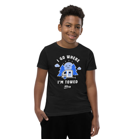 I Go Where I'm Towed tee I Go Where I'm Towed tee
