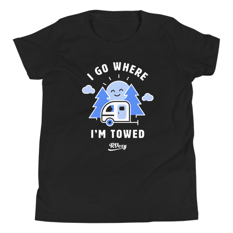 I Go Where I'm Towed tee I Go Where I'm Towed tee