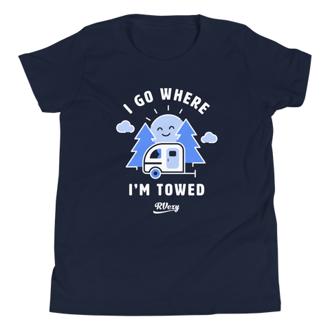 I Go Where I'm Towed tee I Go Where I'm Towed tee
